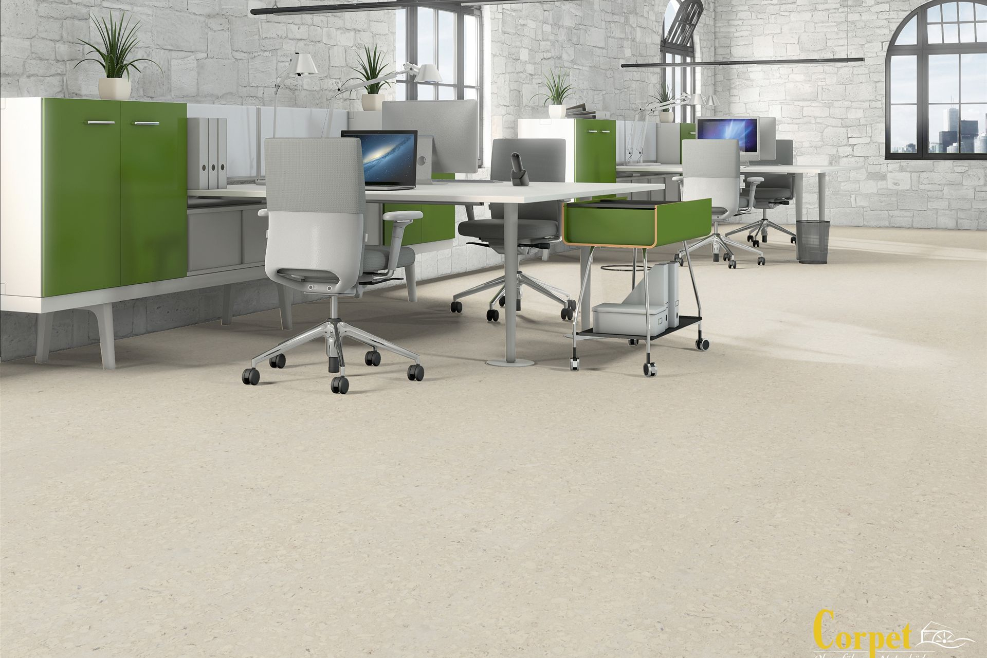 corpet_korkboden_Designcork-Bio-Silent-Faro-nordicweiss-ungefast-buero