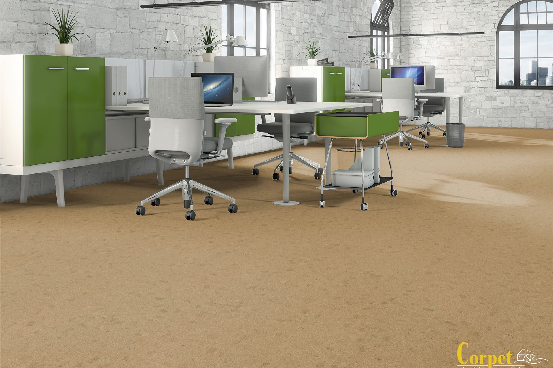 corpet_korkboden_Designcork-Bio-Silent-Lissabon-natur-ungefast-buero