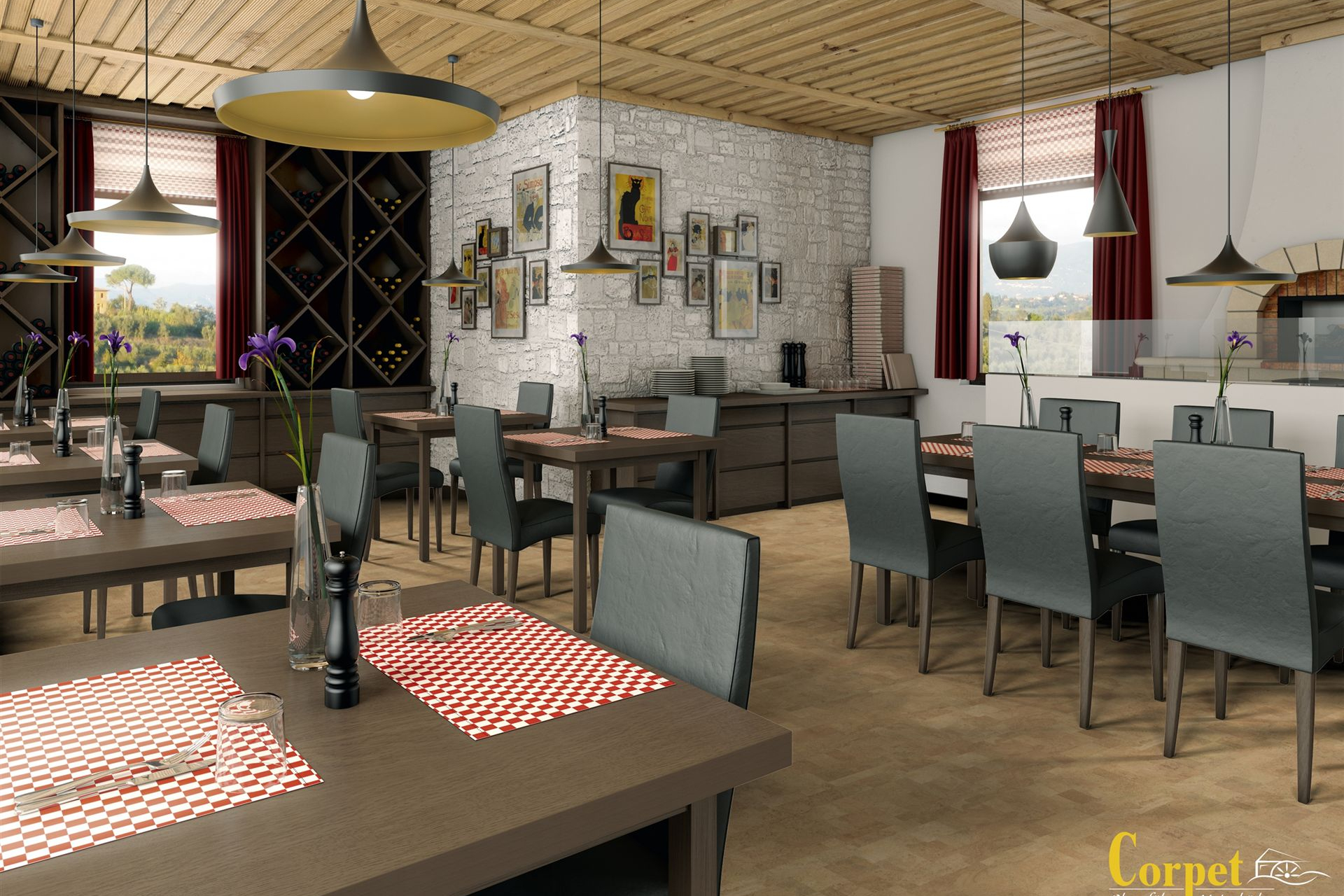 corpet_korkboden_Designcork-Bio-Silent-Porto-natur-ungefast-Restaurant