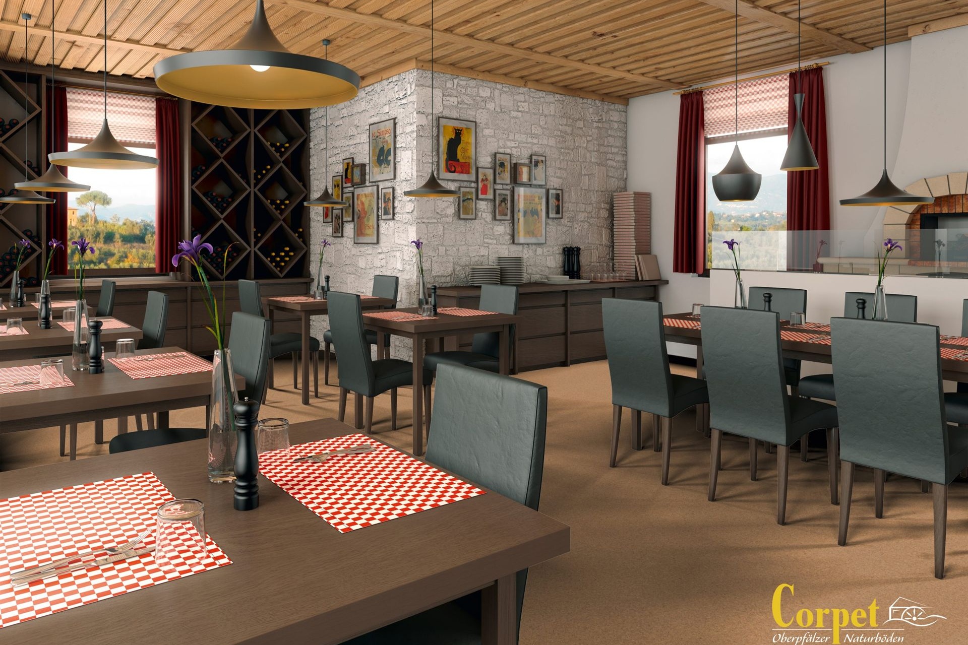 corpet_korkboden-Eco-Murano-natur-320-Restaurant-scaled