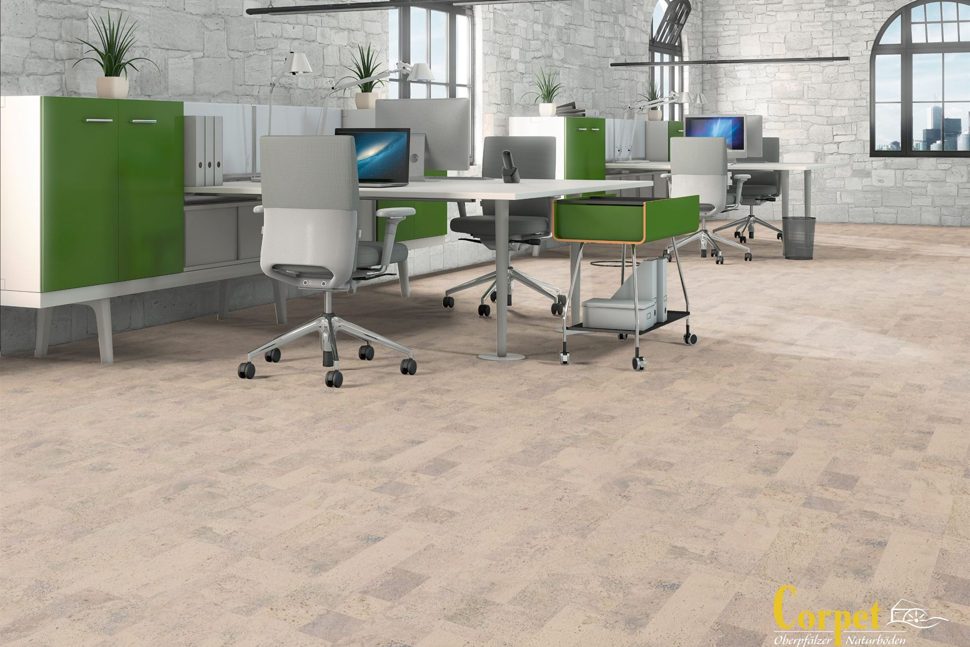 corpet_korkboden-Eco-Schiffsboden-creme-131-Buero-scaled