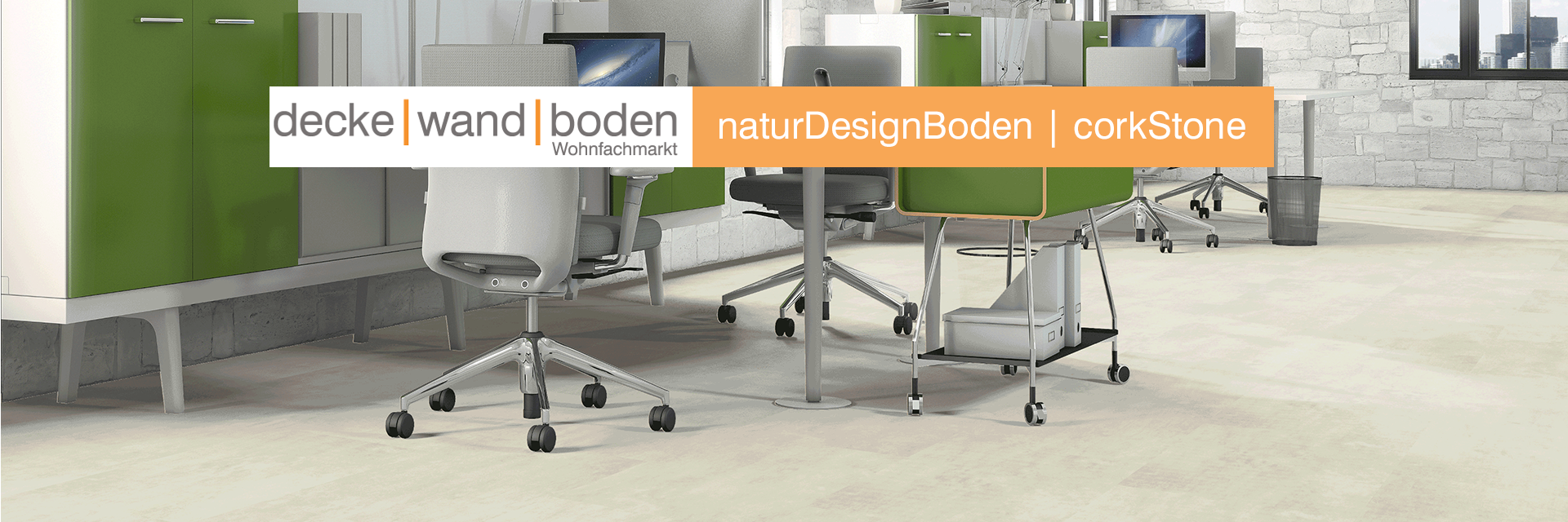 decke wand boden naturDesignBoden corkStone